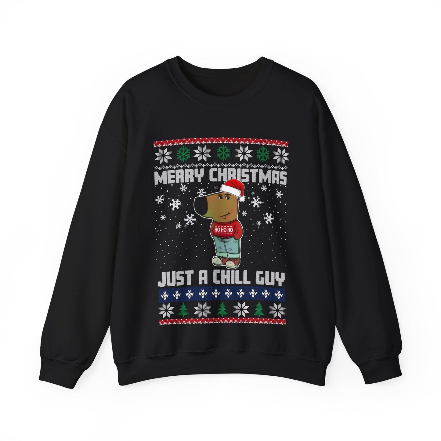 Merry Christmas Just A Chill Guy Sweatshirt